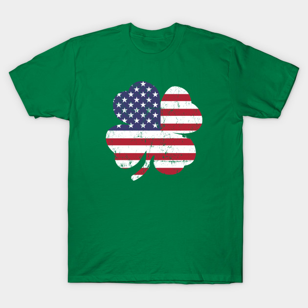 American Flag Shamrock